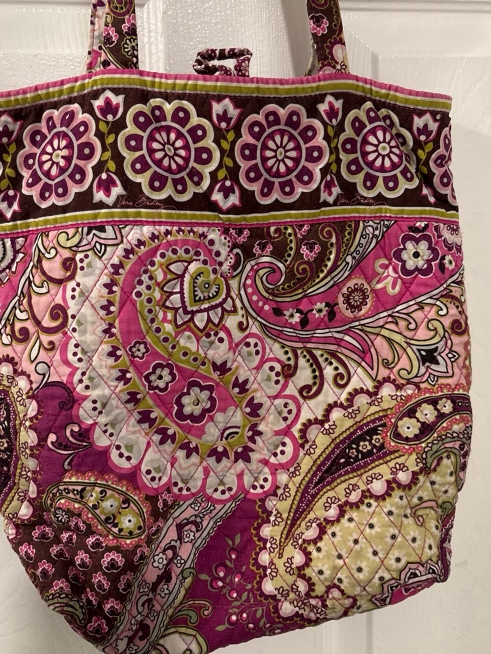 Vera Bradley Very Berry Paisley Tote
